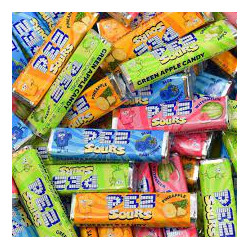 Candies||Lozenges PEZ Sour 8 x 8.5g