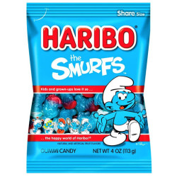 Sveramās Želejkonfektes Haribo Smurfs 1kg