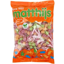 Goods to be weighed||Jelly candies by weight Mattijs sour dots 1kg