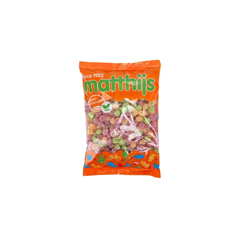 Goods to be weighed||Jelly candies by weight Mattijs sour dots 1kg