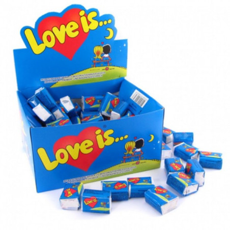 Košļājamā gumija Love Is... Banānu un zemeņu