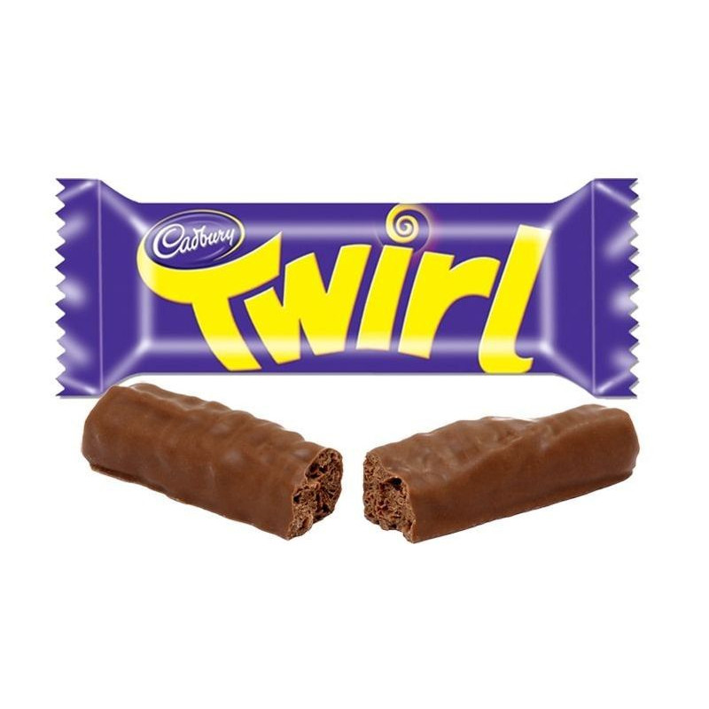 Candy bars||Cadbury Twirl chocolate bar 21.5g