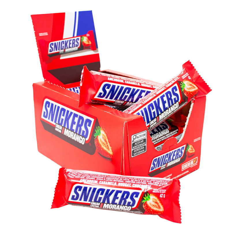 Candy bars|SNICKERS|Chocolate bar Snickers Berry whip 40g