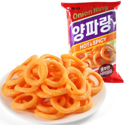 Перекус Nongshim луковые кольца острые 40г