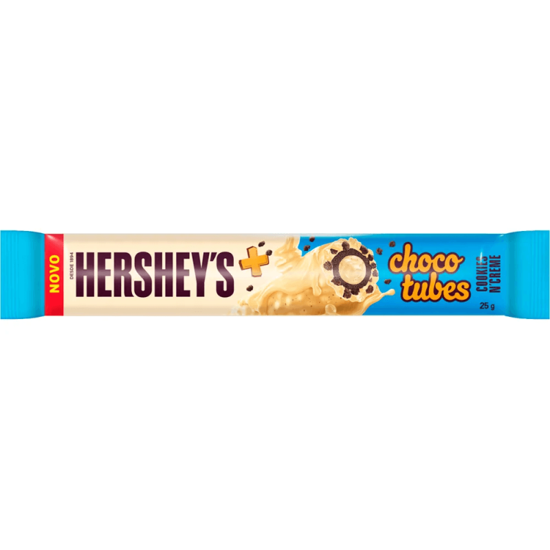 Candy bars||Hershey's wafers chocolate tubes cookies with cream 25g