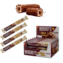 Вафли Hershey's шоколадные трубочки шоколадные 25г