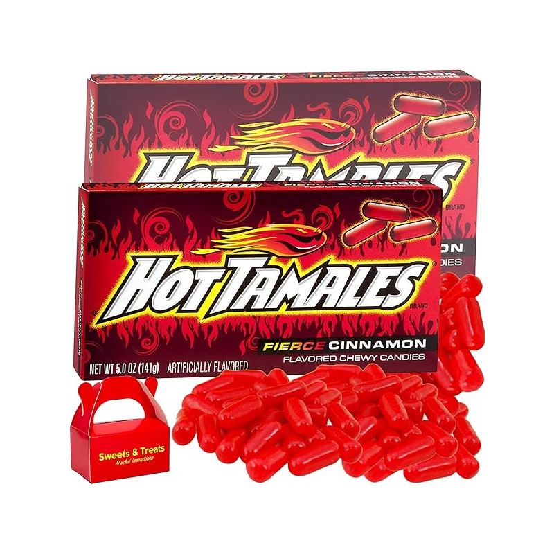 Želej. k. Hot Tamales Fierce ar kanēli 120g