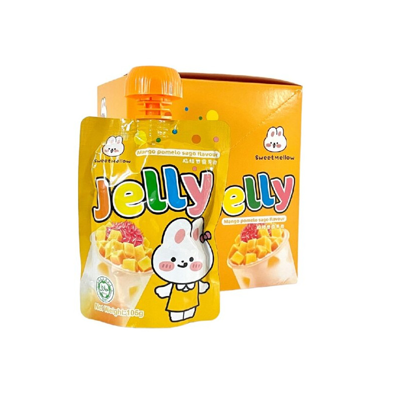 Želeja Sweetmellow Mango Pomelo Sago 105g