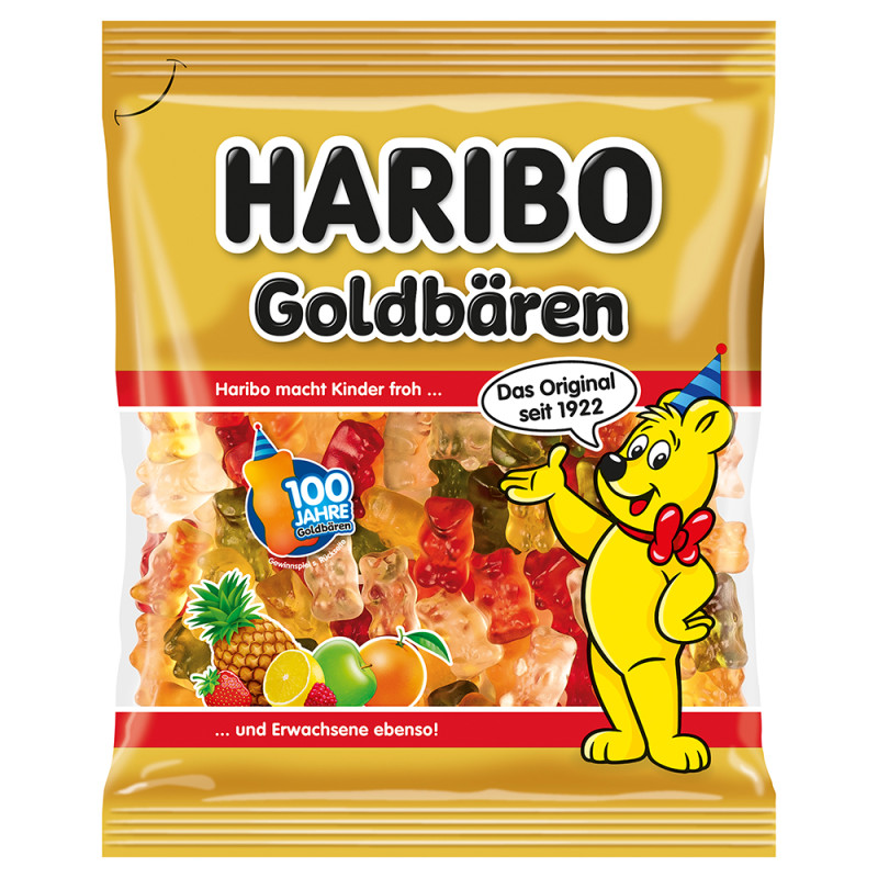 Želejkonfektes Haribo Goldbaren 175g