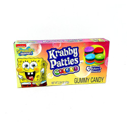 Jelly candies||Jelly candies Krabby Patties colored 72g