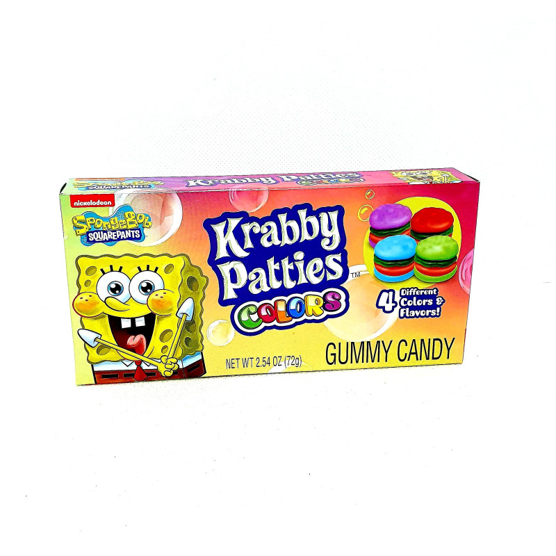 Želejkonfektes Krabby Patties colors 72g