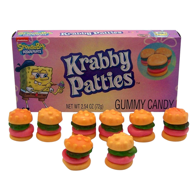 Želejkonfektes Krabby Patties colors 72g