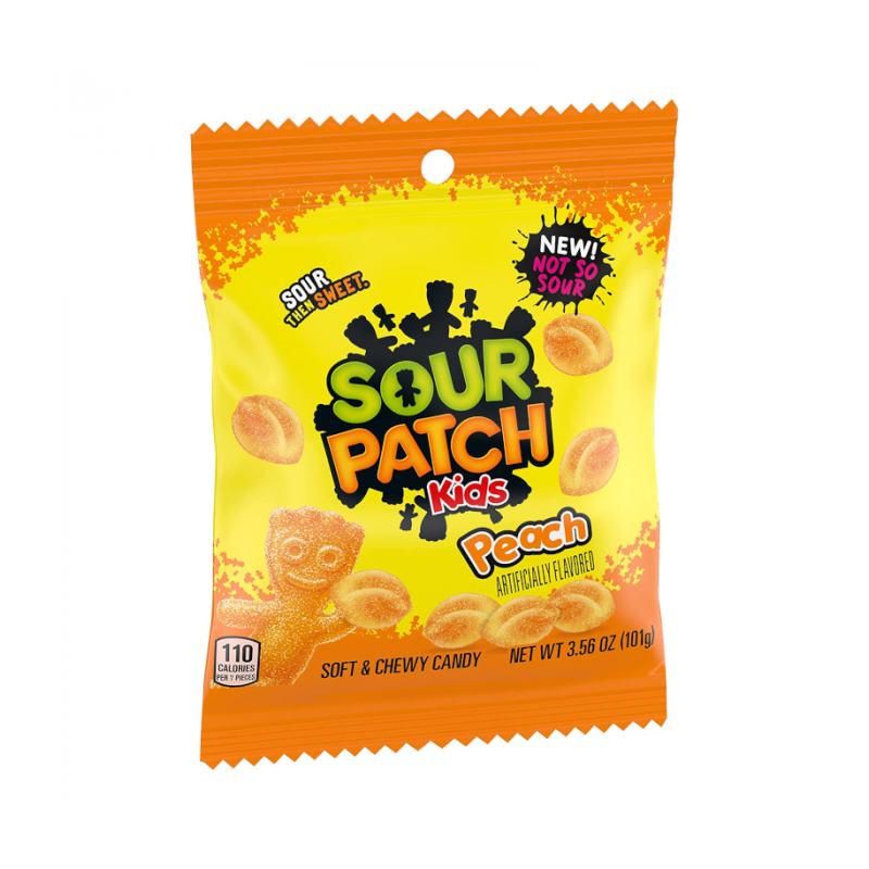 Želejkonfektes Sour Patch Kids Persiku 101g