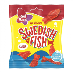 Конфеты желейные Swedish fish красная лента 100г