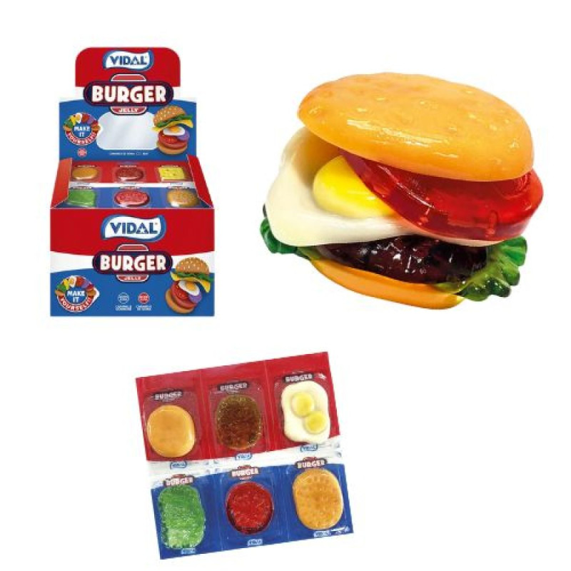 Jelly candies||Jelly candies Vidal Burger 66g