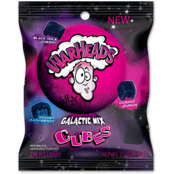 Конфеты желейные Warheads Galactic кубики 99г