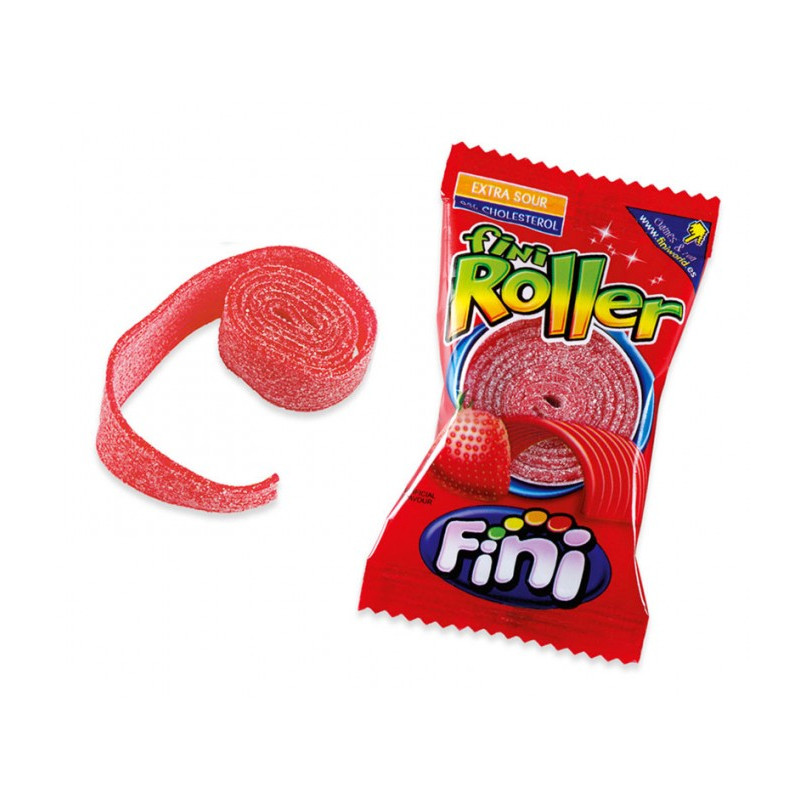 Catalogue||Jelly candies Fini Roller with strawberries 20g