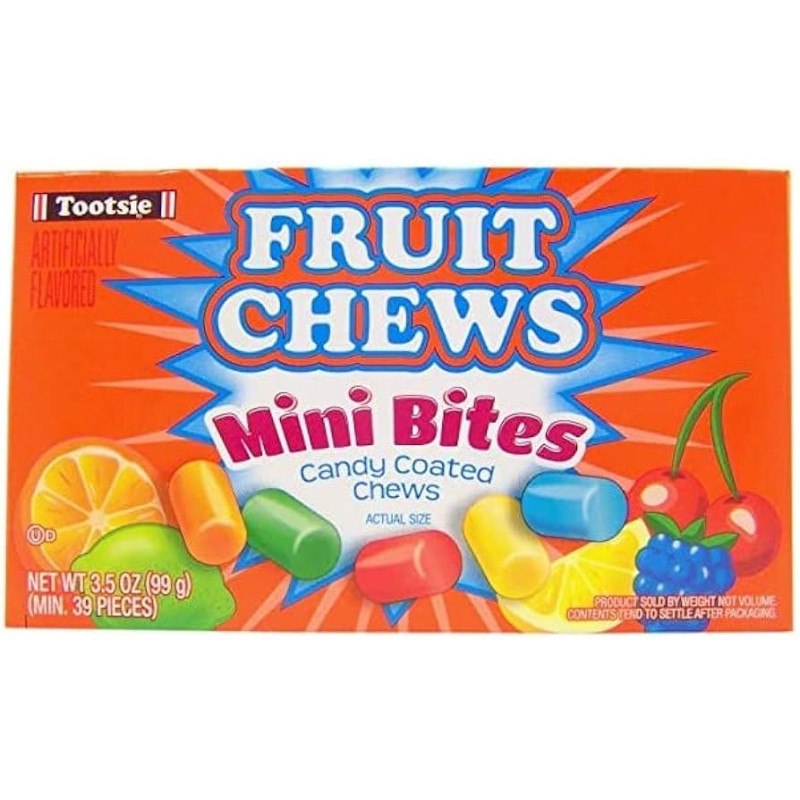 Конфеты желейные Fruit Chews мини пчелки 99гр.