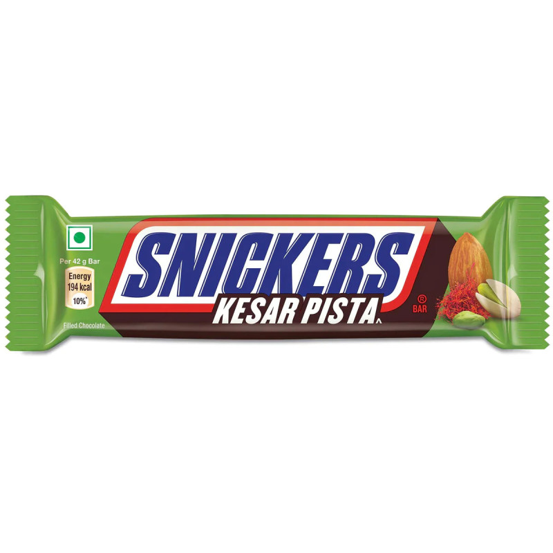 Шоколадный батончик Snickers Kesar pista 42г