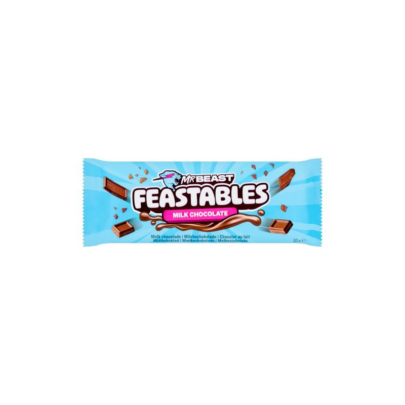 Šokolāde Mr Beast Feastables Milk EU 60g