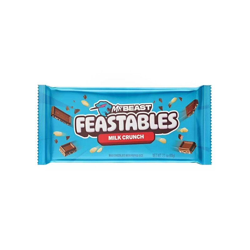 Šokolāde Mr Beast Feastables Crunch EU 60g