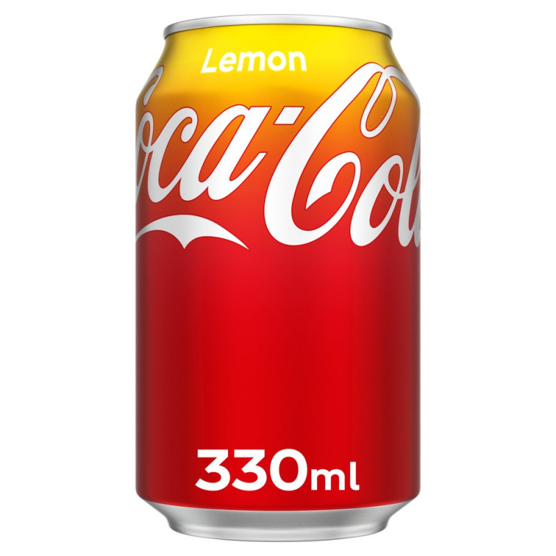 Dzēriens Coca-Cola ar citronu garšu 330ml