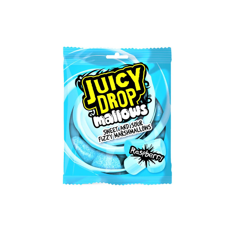 Mallows Bazooka Juicy Drop Blue Raspberry 100g