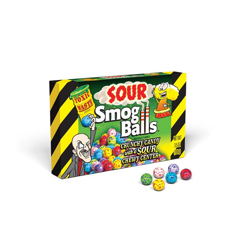 Конфеты Toxic Waste Smog Balls 85г