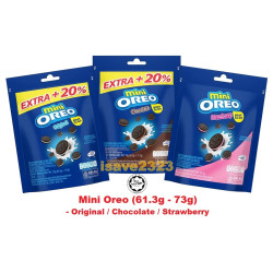 Home|OREO|Cookies Oreo Mini zemeņu 61.3g