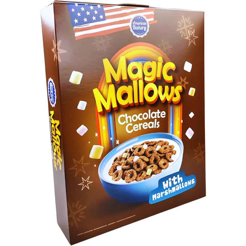 Brokastu pārslas American Bakery Magic Mallows 200g