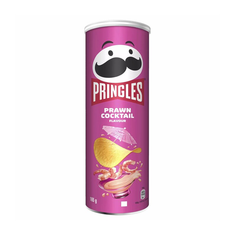 Kartupeļu čipši Pringles ar garneļu garšu 165g