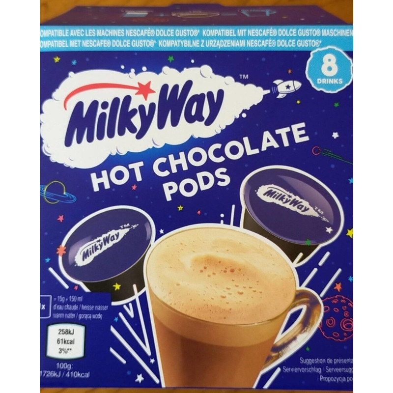 Home|Milky Way|MilkyWay Hot Chocolate Pods 8x15g