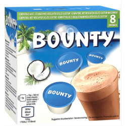 Home||Bounty Hot Chocolate Pods 8x15g