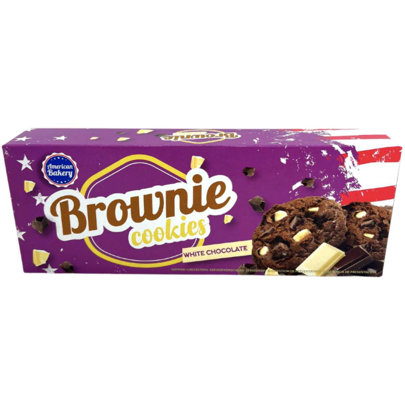 Печенье American Bakery Brownie с белым шоколадом 106г