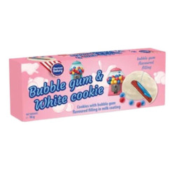 Home|American Bakery|American Bakery Bubblegum & White Cookies 96g