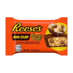 Home|REESE'S|Reese's Peanut Butter Big Cup Puffs 34g