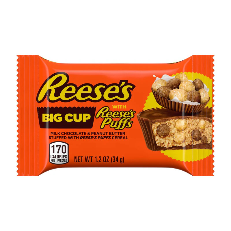 Cepums Reese's Peanut Butter Big Cup Puffs 34g