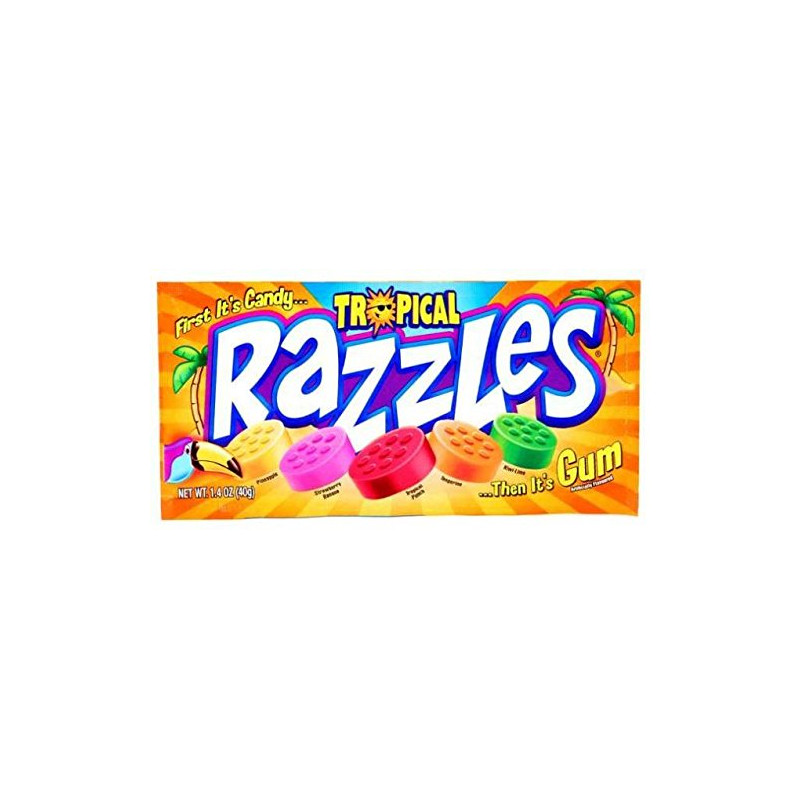 Razzles Pounch Tropical 40g