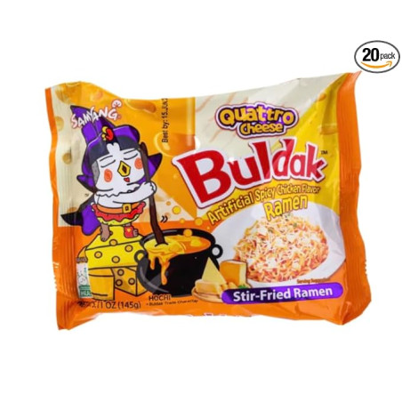 Asās nūdeles Samyang Buldak Quattro siers 145g