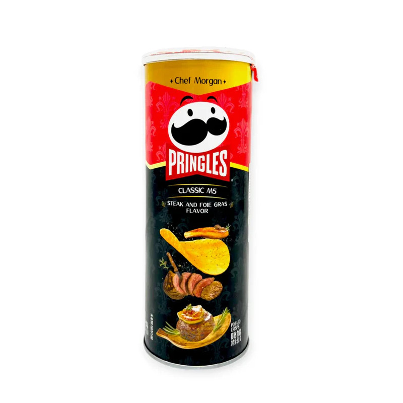 Home|Pringles|Čipsi Pringles Classic M5 Steak and Foie Gras 80g