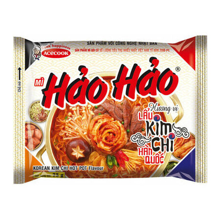 Ātri pagatavojamas nūdeles Acecook ar kimchi garšu 77g