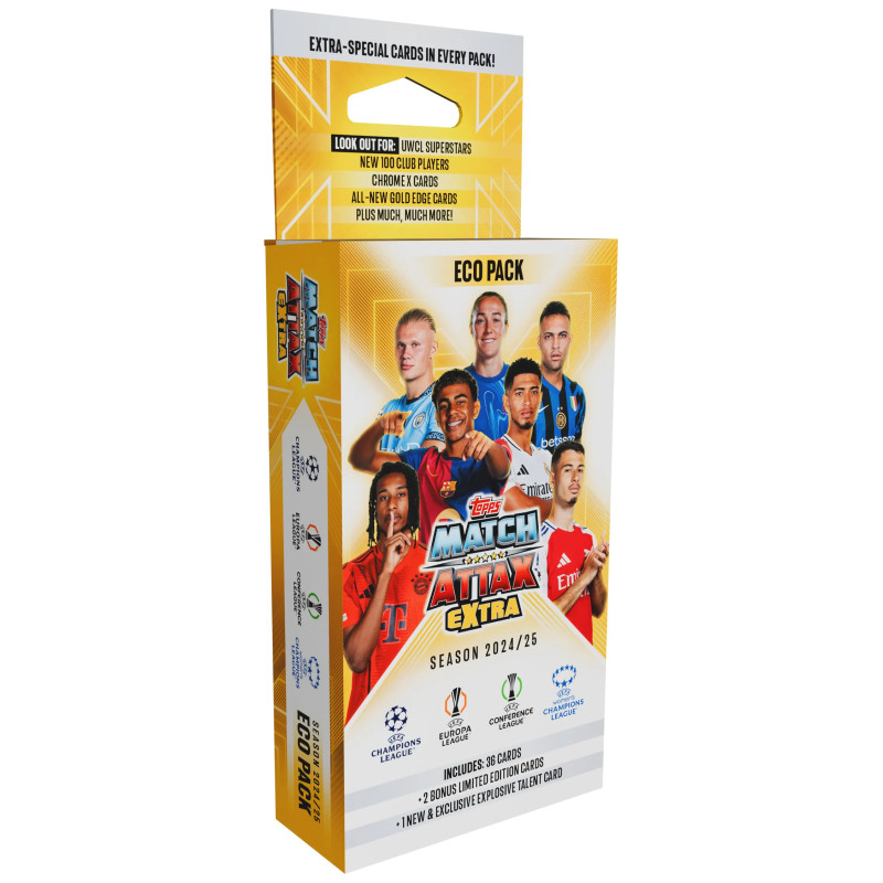 Kolekcionējamās kārtis Match Attax EXTRA 2024-2025 Eco Pack