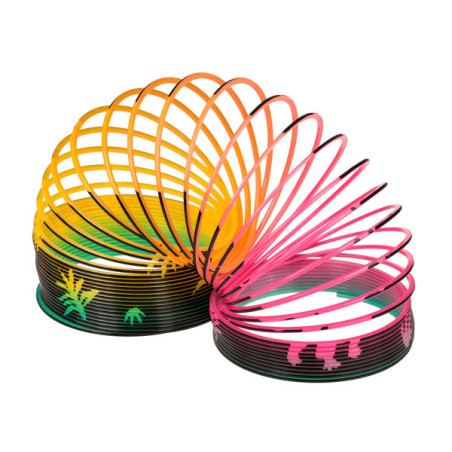 Rotaļlieta spirāle krāsaina 6cm (ocean/ emoji)