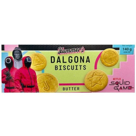 Cepumi Yummers Squid Game Dalgona Sviesta 140g