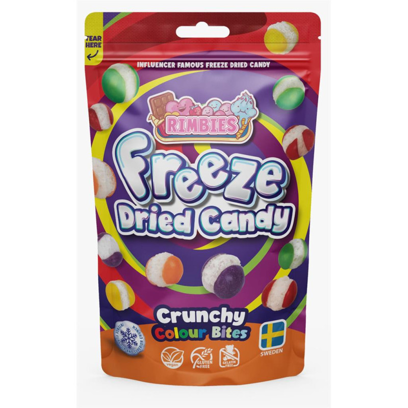 Konfektes Freeze dried Rimbies Crunchy Bites 80g