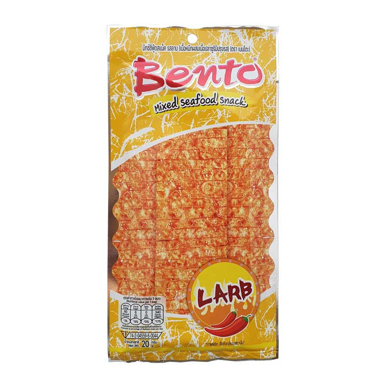 Uzkoda Bento kalmāri ar larb garšu 20g