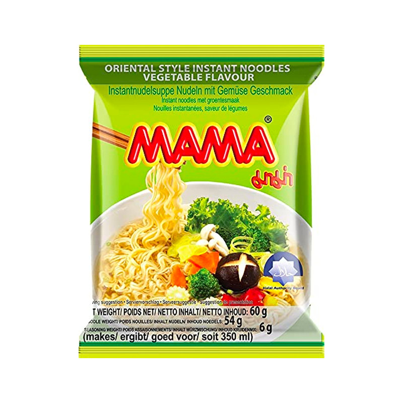 Ātri pagatavojamās nūdeles Mama ar dārzeņu g. 60g