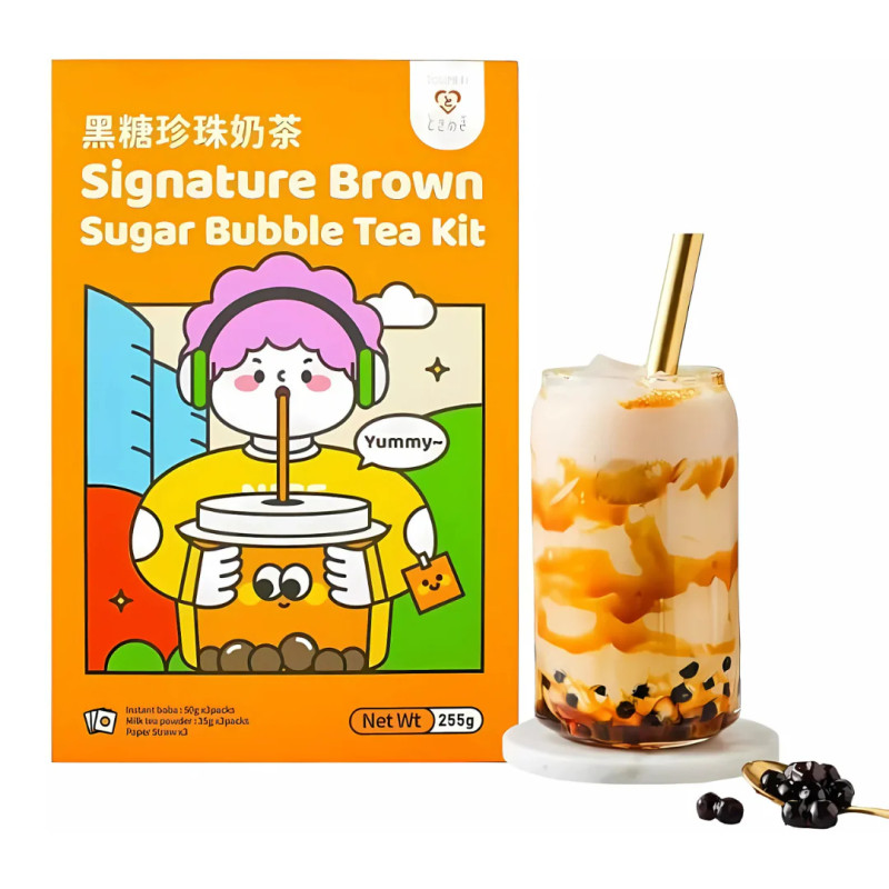 Burbuļtējas komplekts- brūnā cukura 255g