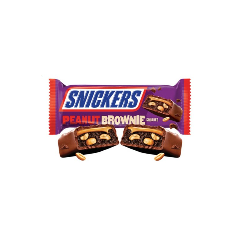 Batoniņš Snickers Peanut Brownie 45g