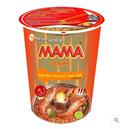 Ātri pagatavojamās nūdeles Mama cup ar Tom Yum g. 70g